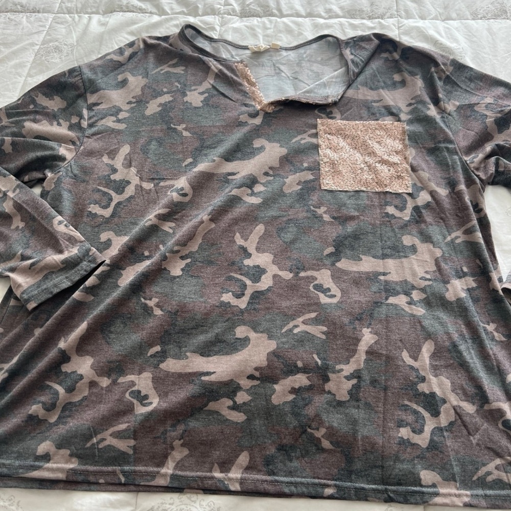 Camo Long Sleeve shirt